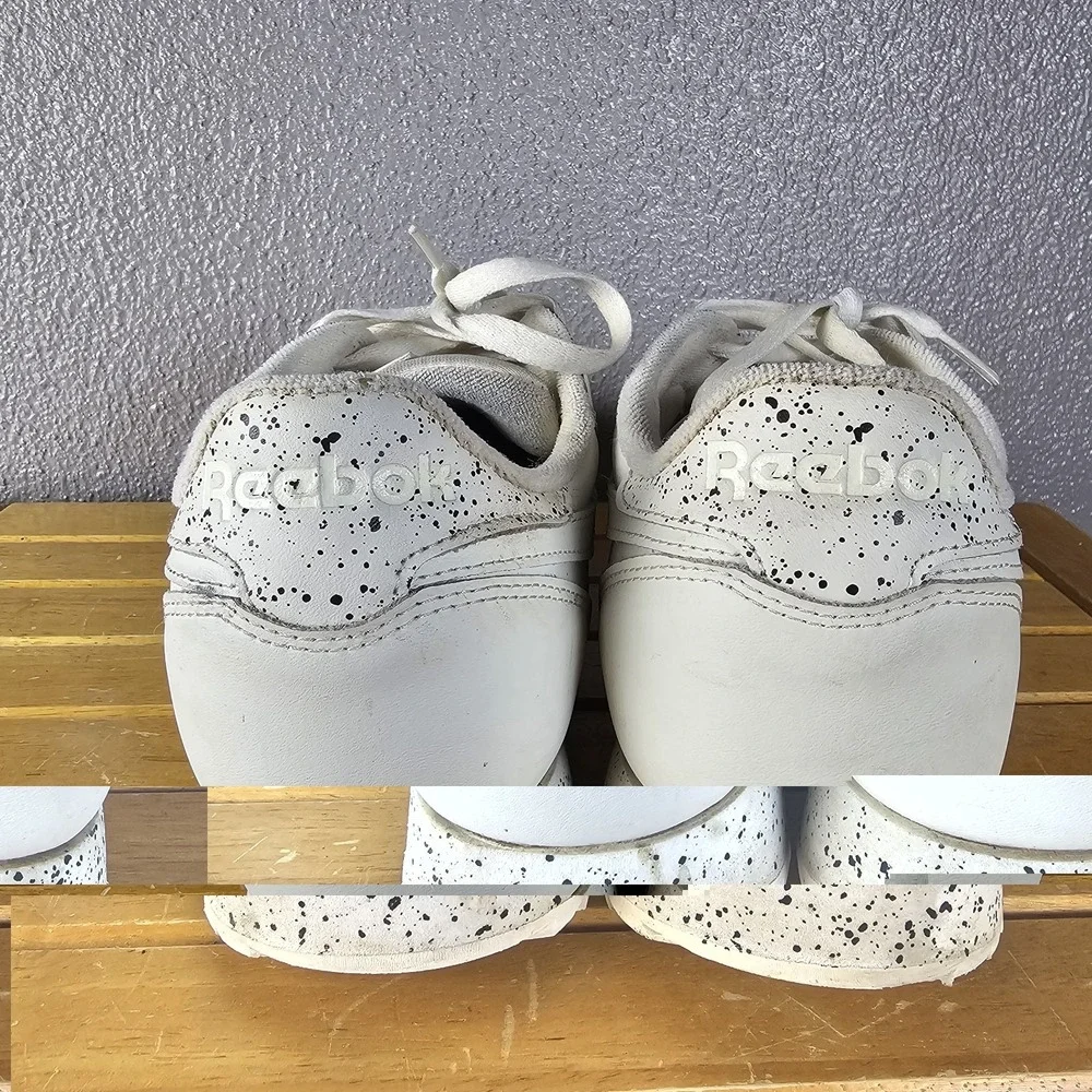 Reebok Classic Leather Ripple Shoes Shoes‎ Mens 12 H06419 Speckle White